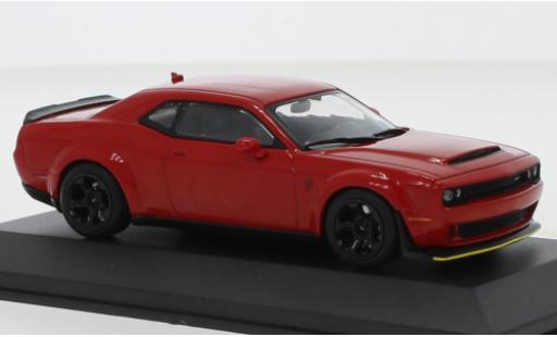 Diecast model cars Dodge Challenger Demon SRT V8 6.2 red 2018 1/43 Solido