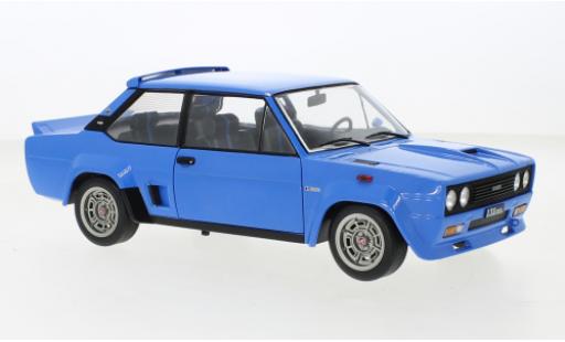 Diecast model cars Fiat 131 Abarth blue 1980 1/18 Solido