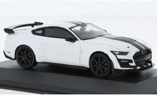 Diecast model cars Ford Mustang Shelby GT500 Ford Mustang rapide Track white/black 1/43 Solido