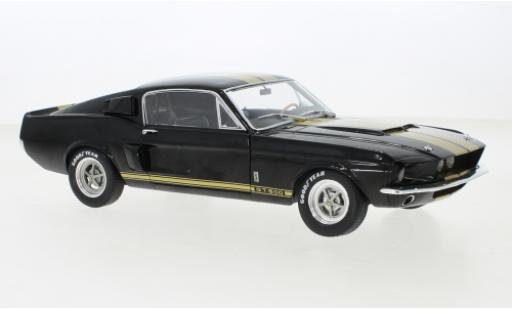 Diecast model cars Ford Mustang Shelby GT500 Ford Mustang black/gold 1967 1/18 Solido