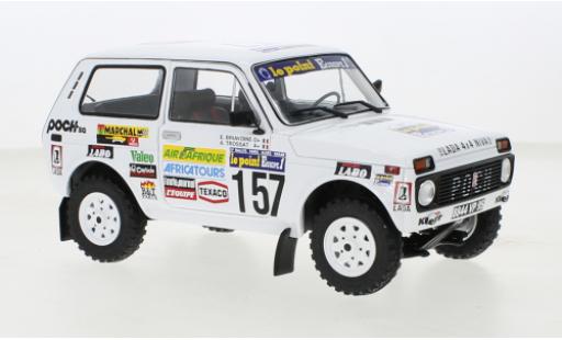 Diecast model cars Lada Niva Course No.157 Rally Paris Dakar 1983 1/18 Solido