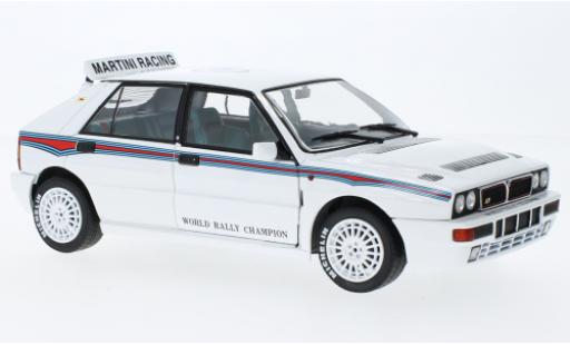 Diecast model cars Lancia Delta HF Integrale 6 white 1992 1/18 Solido