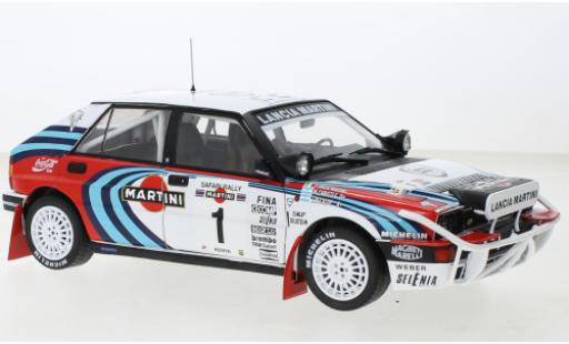 Diecast model cars Lancia Delta HF Integrale No.1 Martini Martini Rally WM Safari Rally 1991 1/18 Solido