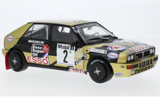 Diecast model cars Lancia Delta HF Integrale No.2 Esso Rally DM Rally Allemagne 1989 1/18 Solido