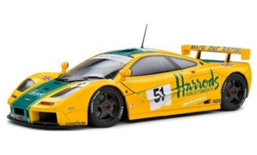 Diecast model cars McLaren F1 GTR GTR No.51 Harrods Mach One Racing Harrods 24h Le Mans 1995 1/18 Solido