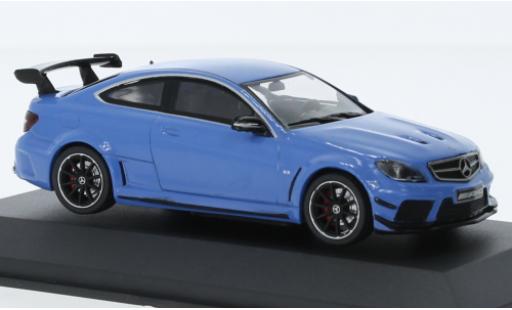 Diecast model cars Mercedes C AMG C63 Black Series blue 2012 1/43 Solido
