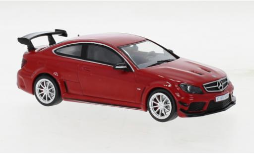 Diecast model cars Mercedes C AMG C63 Black Series red 2012 1/43 Solido