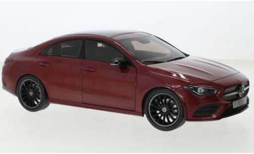 Diecast model cars Mercedes CLA Base (C118) AMG red 2019 1/18 Solido
