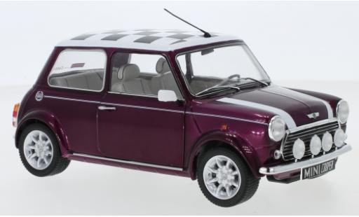 Diecast model cars Mini Cooper Base 1.3i Sport Pack metallise purple/D&Atilde;&copy;corer 1997 1/18 Solido