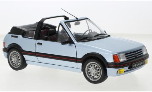 Diecast model cars Peugeot 205 CTI metallise blue 1989 1/18 Solido