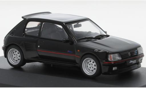 Diecast model cars Peugeot 205 Dimma GTI black 1/43 Solido