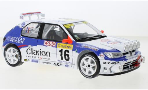 Diecast model cars Peugeot 306 Maxi No.16 Rally WM Rally Monte Carlo 1998 1/18 Solido