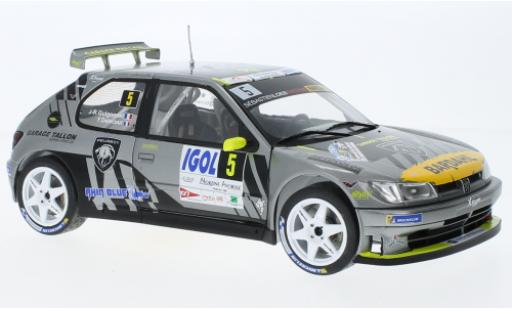 Diecast model cars Peugeot 306 Maxi No.5 Rally du Mont Blanc 2021 1/18 Solido