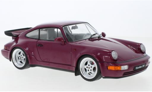 Diecast model cars Porsche 911 Turbo purple 1991 1/18 Solido