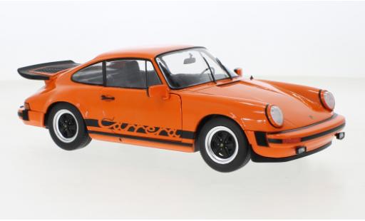 Diecast model cars Porsche 911 Carrera 3.2 orange 1984 1/18 Solido