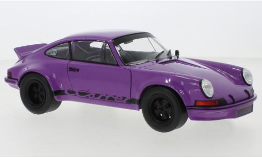 Diecast model cars Porsche 911 RSR purple 1973 1/18 Solido
