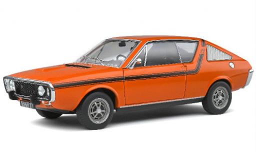 Diecast model cars Renault 17 Gordini orange/black 1974 1/18 Solido
