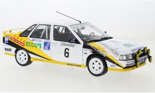 Diecast model cars Renault 21 Turbo No.6 Rally Charlemagne 1991 1/18 Solido