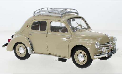 Diecast model cars Renault 4CV Base Tourterelle beige 1956 1/18 Solido
