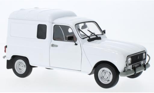 Diecast model cars Renault 4 F4 LF white 1975 1/18 Solido