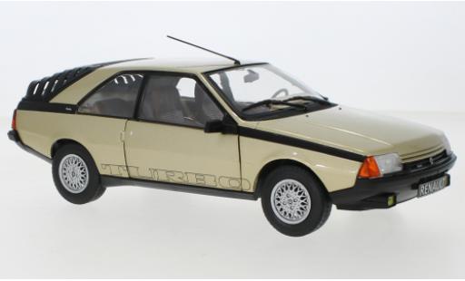 Diecast model cars Renault Fuego Turbo metallise beige 1980 1/18 Solido