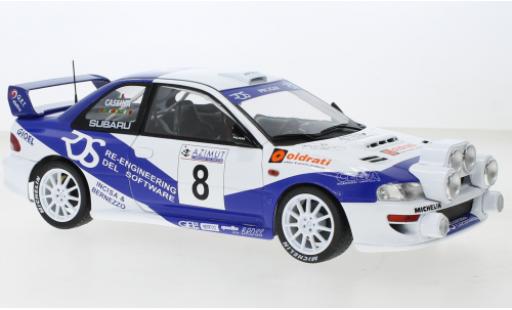 Diecast model cars Subaru Impreza WRC No.8 Rally Monza 2000 1/18 Solido