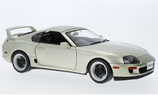 Diecast model cars Toyota Supra Base (A80) metallise beige 1998 1/18 Solido