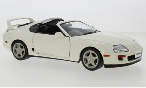 Diecast model cars Toyota Supra Base (A80) Targa white 1993 1/18 Solido