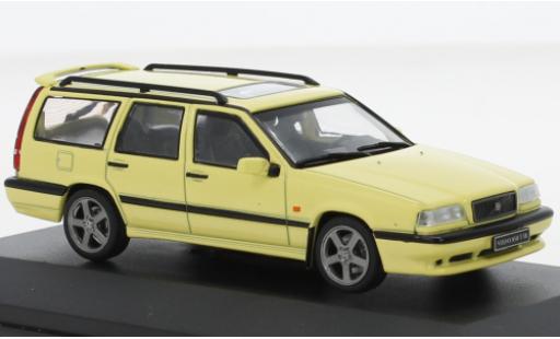 Diecast model cars Volvo 850 T5-R yellow 1/43 Solido