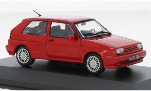 Diecast model cars Volkswagen Golf Base II Rally red 1990 1/43 Solido