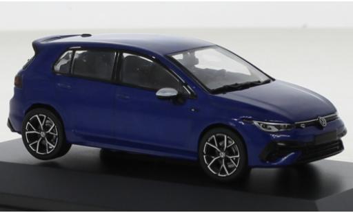 Diecast model cars Volkswagen Golf R VIII metallise blue 2021 1/43 Solido