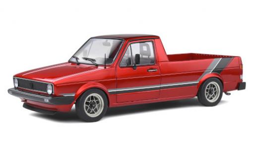 Diecast model cars Volkswagen Caddy MkI Custom metallic red 1982 1/18 Solido