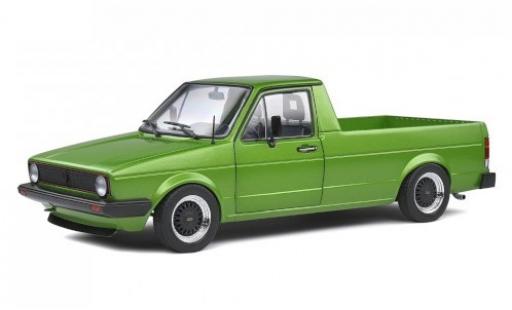Diecast model cars Volkswagen Caddy MkI Custom metallic green 1982 1/18 Solido