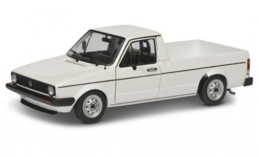 Diecast model cars Volkswagen Caddy MkI MK I white 1982 1/18 Solido
