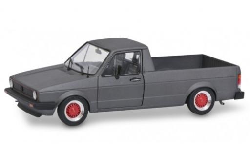 Diecast model cars Volkswagen Caddy MkI Mk1 Custom matt-anthracite 1982 1/18 Solido
