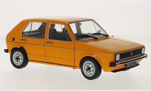 Diecast model cars Volkswagen Golf Base 1 orange 1974 1/18 Solido