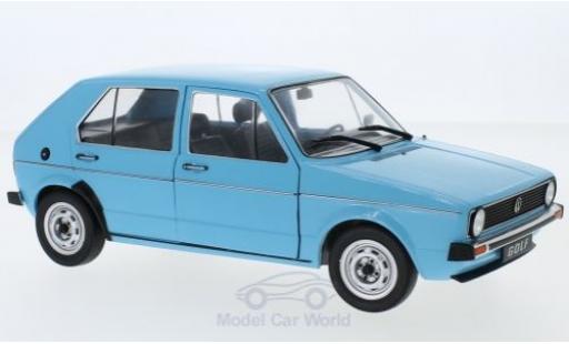 Diecast model cars Volkswagen Golf Base I L blue 1973 1/18 Solido