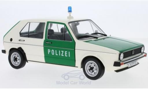 Diecast model cars Volkswagen Golf Base I Police 1974 1/18 Solido