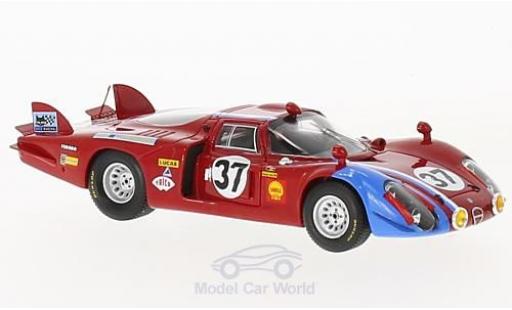 Diecast model cars Alfa Romeo 33.2 prototipo /2 No.37 24h Le Mans 1968 T.Pilette/R.Slotemaker 1/43 Spark