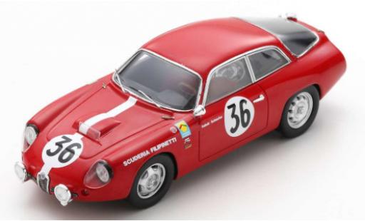 Diecast model cars Alfa Romeo Giulietta sprint zagato GZ No.36 Scuderia Filipinetti 24h Le Mans 1963 K.Foitek/A.Sch&Atilde;&curren;fer 1/43 Spark