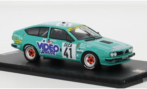 Diecast model cars Alfa Romeo Alfetta gtv6 V6 No.41 24h Spa 1986 1/43 Spark