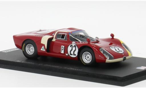 Diecast model cars Alfa Romeo 33.2 daytona /2 24h 1968 #22 1/43 Spark