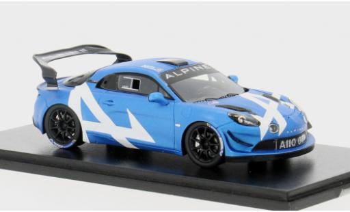 Diecast model cars Alpine A110 gt+ Presentation Rally du Mont Blanc 2024 1/43 Spark