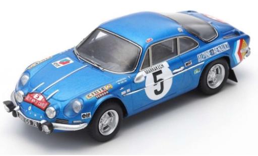 Diecast model cars Alpine A110 rallye No.5 Rally Monte Carlo 1971 J.Vinatier/P.du Pasquier 1/43 Spark