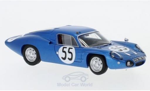 Diecast model cars Alpine A110 rallye No.55 24h Le Mans 1965 J.Cheinisse/J.-P.Hanrioud 1/43 Spark