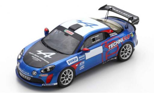 Diecast model cars Alpine A110 rgt Rally No.43 Rally WM Rally Monte Carlo 2021 E.Guigou/A.Coria 1/43 Spark