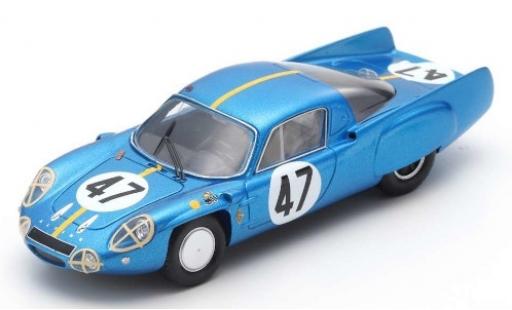 Diecast model cars Alpine A210 le mans No.47 24h 1966 P.Toivonen/B.Jansson 1/43 Spark