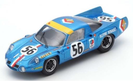 Diecast model cars Alpine A210 le mans No.56 Soci&Atilde;&copy;t&Atilde;&copy; des Automobiles Renault 24h 1968 J.L.Marnat/J-F.Gerbault 1/43 Spark