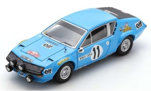 Diecast model cars Alpine A310 rallye No.11 Renault Rally Monte Carlo 1975 A.Warmbold/J.Davenport 1/43 Spark
