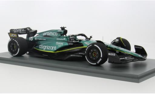 Diecast model cars Aston Martin AMR23 f1 3 No.18 Aramco Cognizant Team Cognizant formula 1 GP Kanada 2023 1/18 Spark